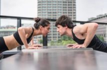 effektives training der übung liegestütze