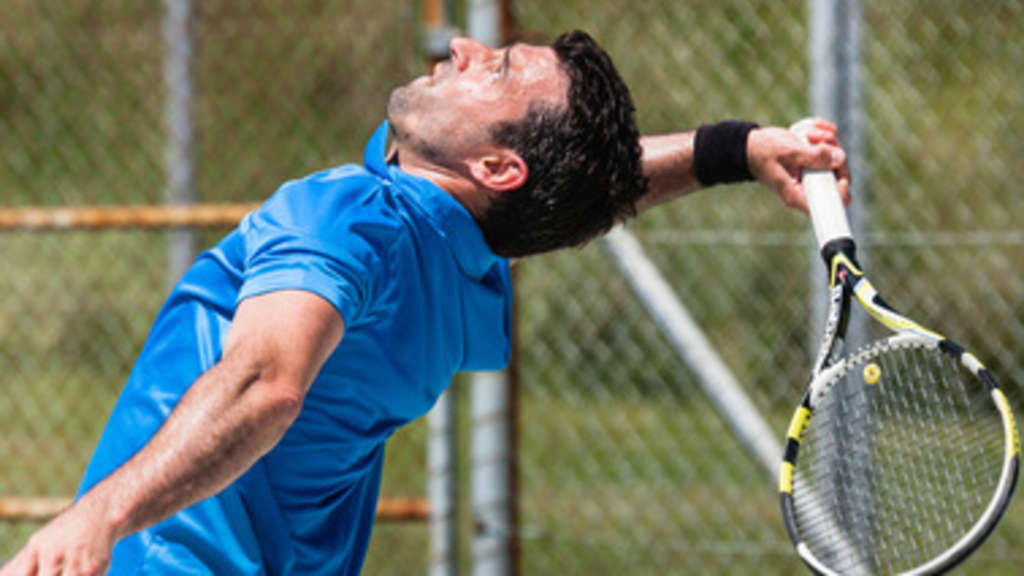 Kick Aufschlag Tennis Kick Aufschlag Tennis