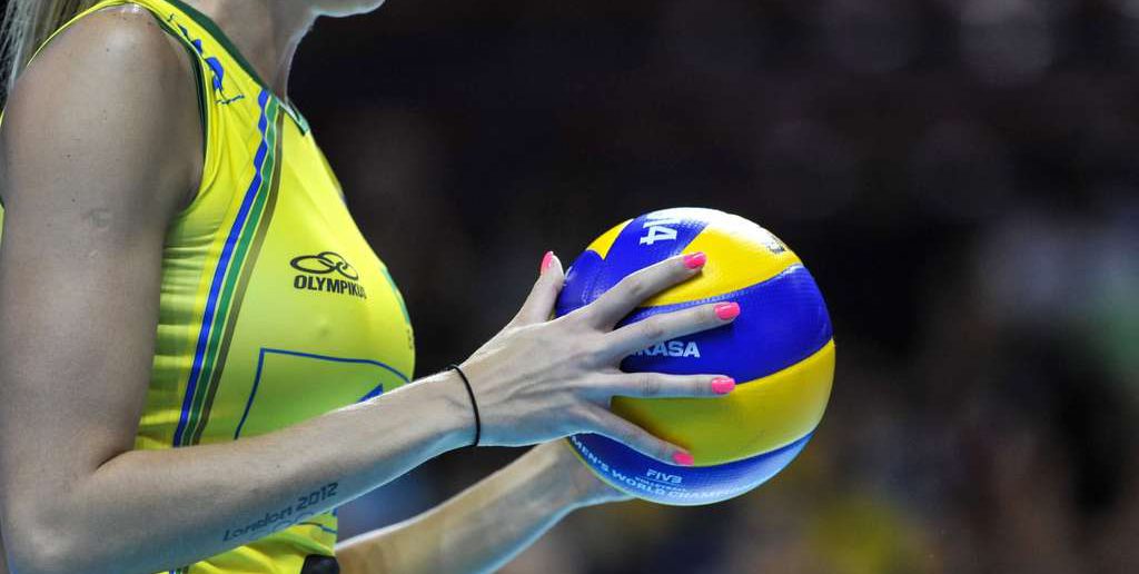 Aufwärmen im Volleyball