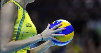 Aufwärmen im Volleyball