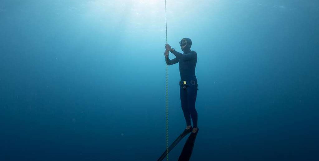 Apnoe-Tauchen Atemübungen