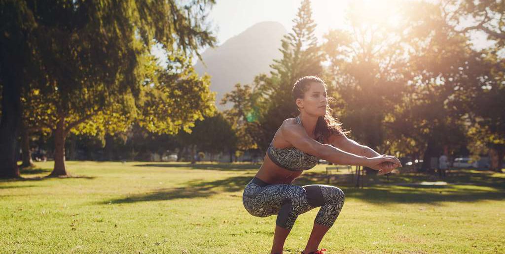 Kniebeugen mit dem eigenen Körpergewicht