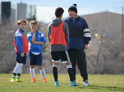 Fußballtraining mit Kindern