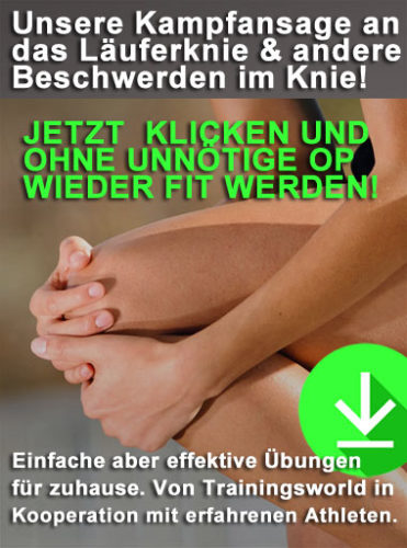 diese Übungen helfen bei einem Läuferknie