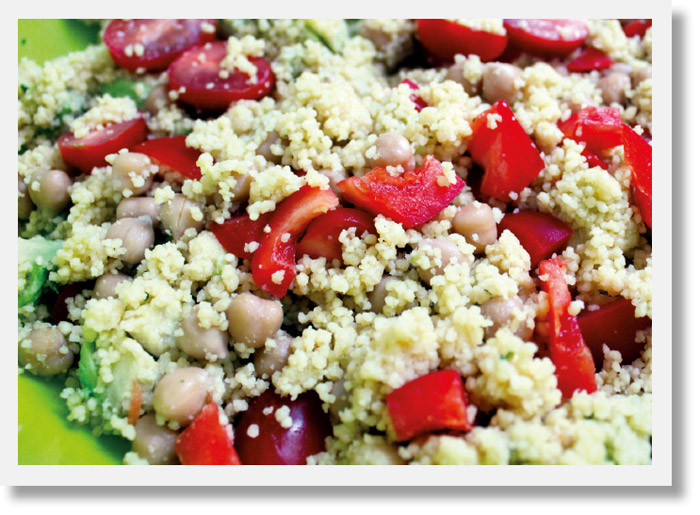 Rezeptbeispiel Post-workout-meal: Couscous-Salat