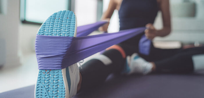 Effektives Training mit dem Fitnessband für zuhause